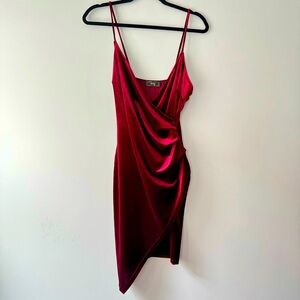Red Velvet Dress (M)